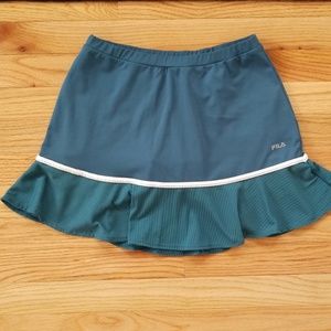 Fila | Ruffled Tennis Skirt | Turquoise